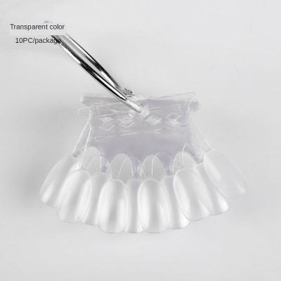 China Helix Shaped Nail Art Color Card Crown Nail Color Card 10pcs Professional Design Manicure Tool Color Card for sale