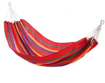 China Durable 2022 Hot Sale Colorful 2 Person Cotton Fabric Canvas Hammock for sale