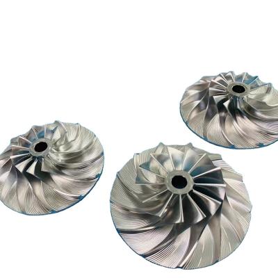 China Aluminum Turbo Compressor Wheel Blades 47Mm For Toyota Landcruiser 4 Runner Five Axle Custom Machining for sale