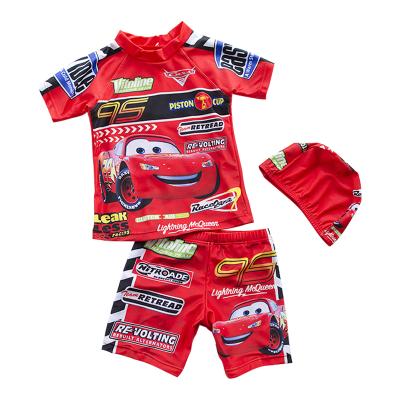 China Wholesale Summer Plus Size 100% Polyester Short Sleeve Clothes Sets Best Price Boys Children Kids T-shirt Suit for sale