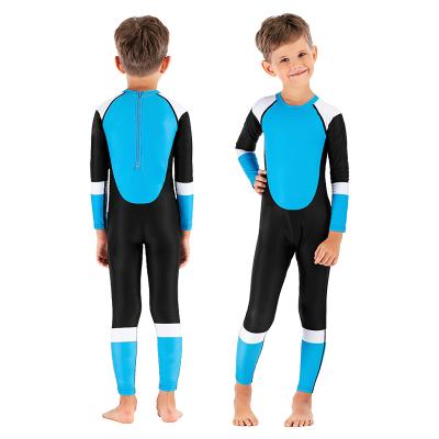 China 2021 Hot Selling Long Sleeve Sun Protection One Piece Swimsuit Children Swimwear Water Sport Breathable Diving Wetsuit for sale