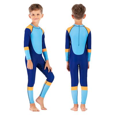 China Swimming Wetsuit Snorkeling Surf One Piece Sunscreen Breathable Sandy Beach Custom Boys Swimwear For Kid for sale