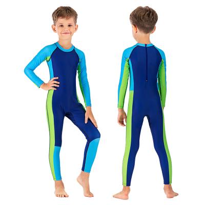 China Breathable Fashion One Piece Beach Wear Kids Air Diving Suit Quick Dry Long Sleeve Anti-UV Sea Diving Suit for sale