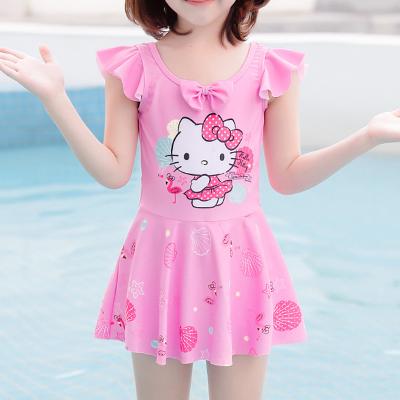 China Plus Size Children's Swimwear Swimsuits Full Sleeveless One-Piece Beach Wear Baby Swimsuit Little Girls Children Swimwear for sale