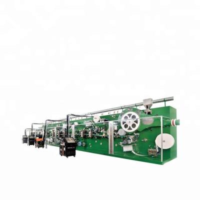 China High Capacity Quick Setup Brand New CE Certificated Disposable Nonwoven Sanitary Napkin Pad Production Line Machine for sale