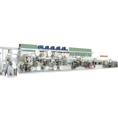 China High Capacity Fast Setup High Performance Automatic Machine For Disposable Female Sanitary Napkins Making for sale