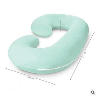 China PORTABLE C-Shape Full Body Pillow And Hips Back Legs Maternity Support Inflate Pillow for sale