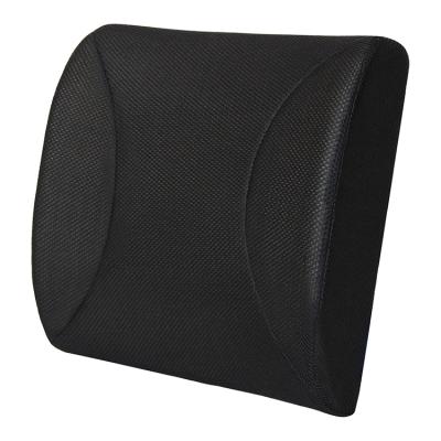 China Massage Pain Relief Memory Foam Back Support Pillow Lumbar Cushion For Office Chair for sale