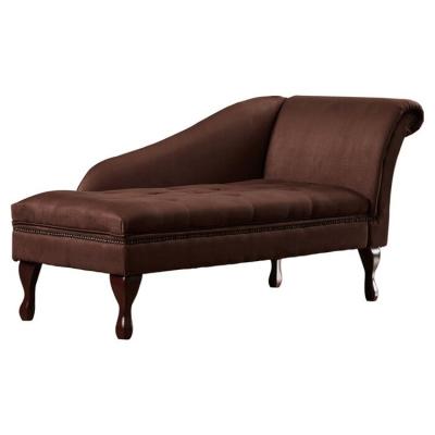 China Modern classic luxury velvet ornate tufted chaise lounge furniture chaise sofa for sale