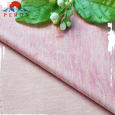 China QUICK DRY custom dark pink yarn dyed plain waterproof dobby polyester fabric for tailoring for sale