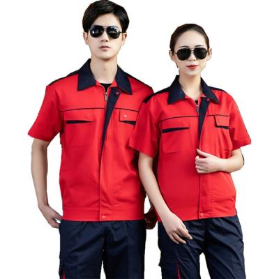 China Summer Wear Suit Breathable Antistatic Gas Station Electrical Machinery Maintenance Equipment Construction Thin Work Protect for sale