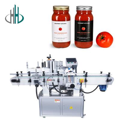 China Automatic PET plastic round bottle OPP Hot Melt glue labeling machines for sale