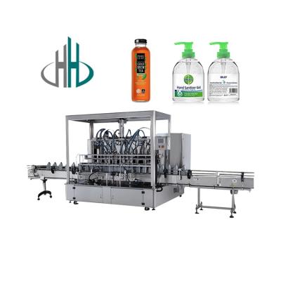 China Automatic Small Bottle Water Filler Edible Oil Juice Wine Soybean Milk Beverage Filling Machine for sale