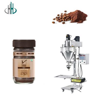 China Hancin Semi Automatic Powder Filling Coffee flour Milk powder detergent packaging machine for sale