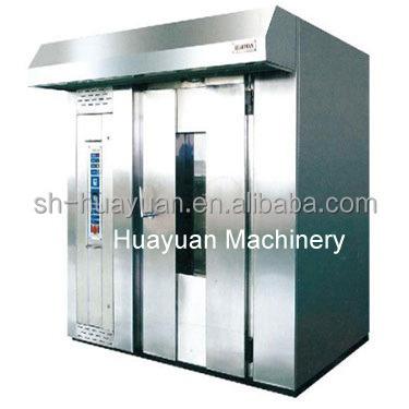 China HYRXL-100 Food Gas Diesel Electric Hot Air 32 Tray Rotary Oven Bakery Rotary Oven for sale