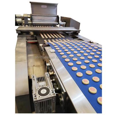 China HYRXL-100 Small Scale Two Color Panda Biscuit /Chess Biscuit Maker Machine Prices High Precise Automatic Production Line /Extruder Production Line for sale