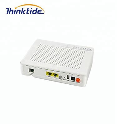 China GPON 1GE+1FE+1POTS FTTH Optical Network Unit Engliesh firmware 2GE+1VOIP ONT for sale