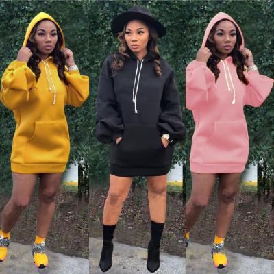 China 2021 Viable Wholesale Casual Cheap Hoodies Loose Breath Sleeve Woman Hoodie Oversized Dress for sale