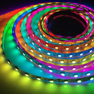 China Lighting led string lights 5M 150leds 5V pixel WS2812B RGB 5050 led strip for sale