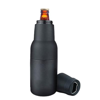 China Viable Wholesale Custom Insulated 12oz Stainless Steel Vacuum Beer Bottle Insulator Cooler Box Holder for sale