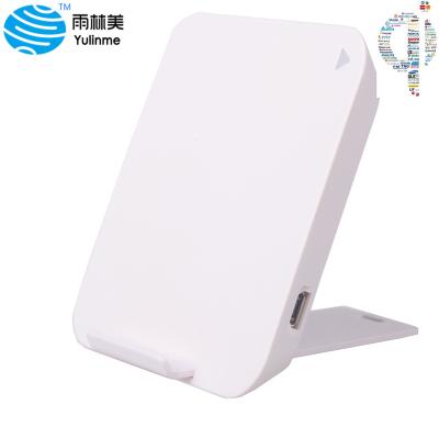 China Mobile phone distributor wanted compatible with 5W/7.5W/10W Qi 2 in 1 support and configuration multifunctional portable wireless charger for sale