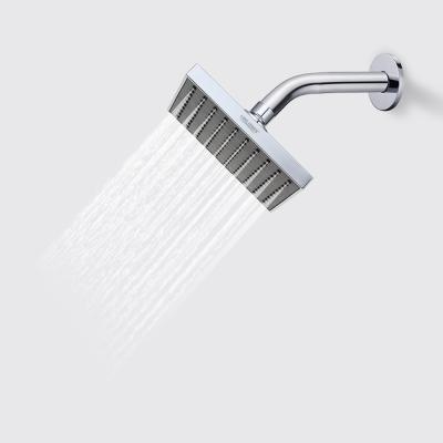 China Classic Leelongs Non-needle 6inch 15cm Rain Top Square Fixed Bathing Shower Head for sale