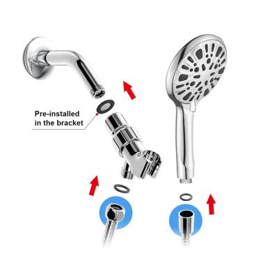 China Free Amazon Shower Head 9 Switching Functions Powerful Handheld Shower Spa Handheld Shower Spa Online Sale Handheld Showerheads With Shower Bar for sale