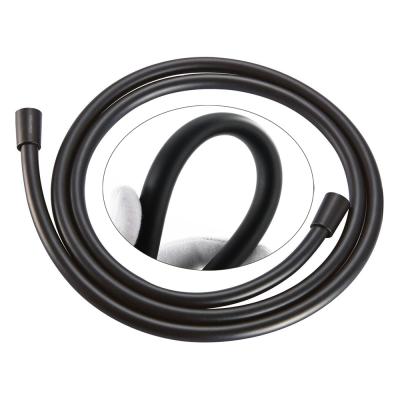 China 150cm 180cm Modern Industrial Style 200cm Matte Black PVC Flexible Shower Hose Reinforced With High Water Pressure for sale