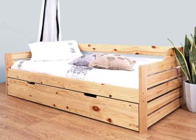 China modern single bed pine wood for sale