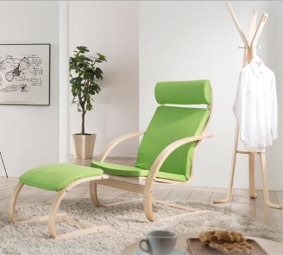 China relaxing chair-Ikea style birch bendwood indoor furniture for sale