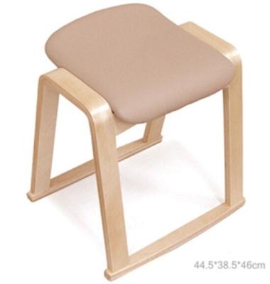 China PU chair-Ikea style birch bentwood indoor furniture for sale