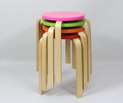 China stool style birch bentwood indoor furniture for sale