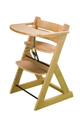 China beech baby high chair E1 standard for sale