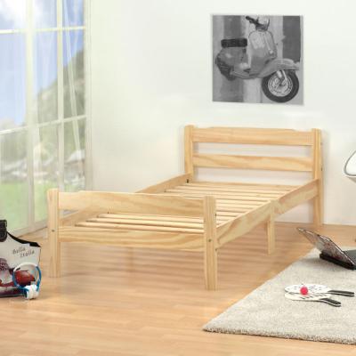 China modern single bed pine wood for sale