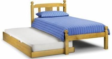 China modern single bed pine wood for sale