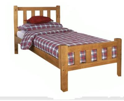 China modern single bed pine wood for sale