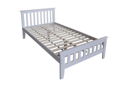 China modern double bed pine wood for sale