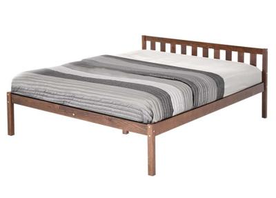 China modern double bed pine wood for sale