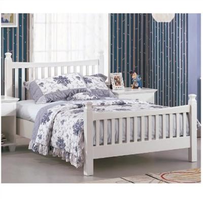 China modern double bed pine wood for sale