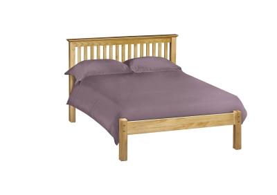 China modern double bed pine wood for sale