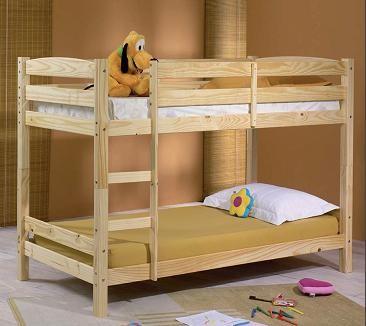 China modern bunk bed pine wood for sale