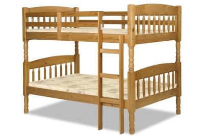 China modern bunk bed pine wood for sale