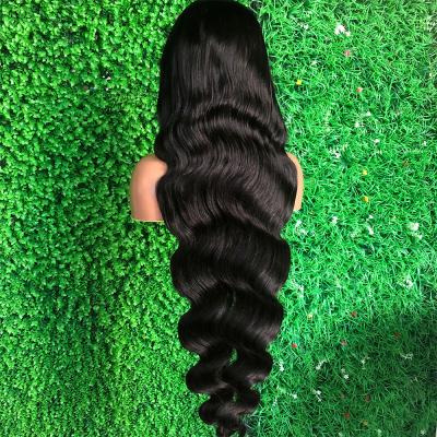 China Exshine HD Silky Straight Invisible Swiss Lace Front Wig Brazilian Wave Hair, Brazilian HD Body Wave Lace Front Closure Hair Wig for sale