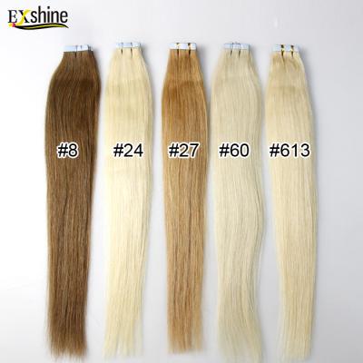 China Other Double Drawn Raw Tape In Hair Extensions 100%, Tape In Remy Hair Extensions, Hair 100 Tape In Hair Extensions for sale