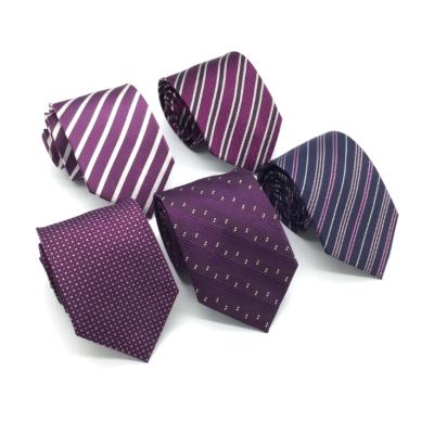 China Handmade Striped Formal Men's Casual Formal Suit Tie 9cm Tie for sale