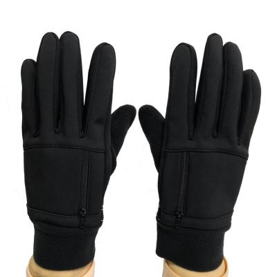 China High Quality Sales Men Windproof With Pocket Outdoor Sport Running Glove for sale