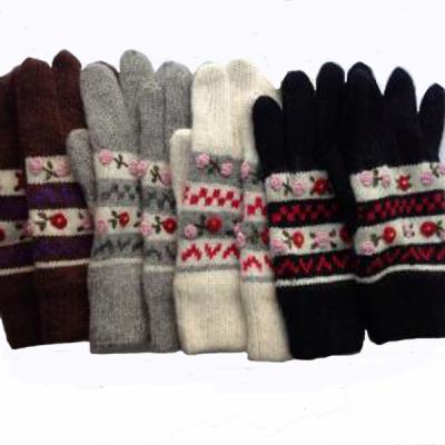 China Heat Sale Women Fashion Outdoor Sport Winter Warm Knitted Glove for sale