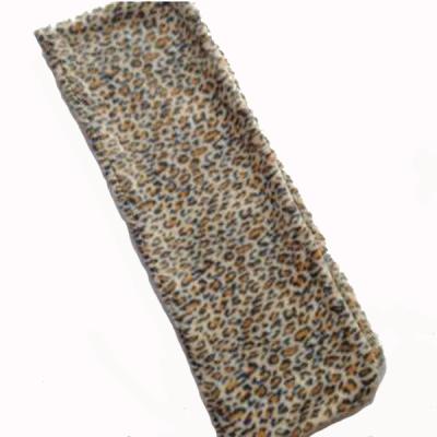 China Comfortable Daily Life Women Winter Leopard Print Fur Print Scarf Ties Scarf for sale