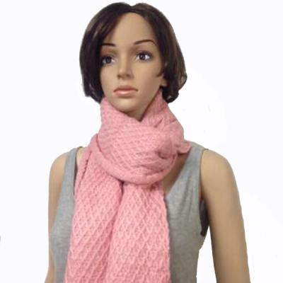 China Winter Feeling Fashion Polyester Hot Sale Acrylic And Special Knitting Scarf for sale