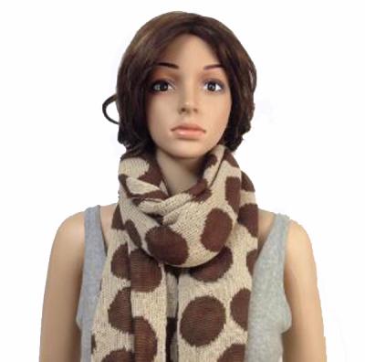 China Hot Sale Winter Soft Feeling New Design Knitted Pattern Cozy Warm Scarf for sale